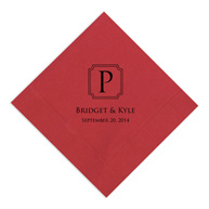 Initial Box Napkin