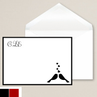 Lovebirds Thank You Note