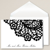 Lovely Lace Thank You Note