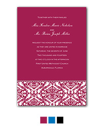 Love's Reflection Wedding Invitation