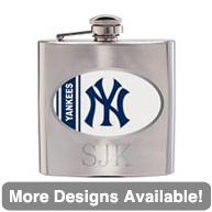 MLB Flask 29 Team Logos Available