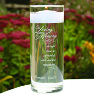 "In Loving Memory" Memorial Cylinder