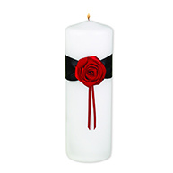 Midnight Rose Unity Candle
