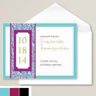 Modern Romance Save the Date Card