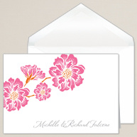 Moss Roses Thank You Note