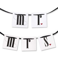 Mr. and Mrs. Chair Banners