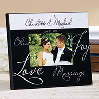 Mr. and Mrs. Wedding Photo Frame