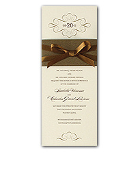 Paris Bride Wedding Invitation