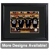 Personalized Part-of-the-Team Football Frame for Groomsmen