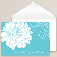 Passionate Peony Thank You Note