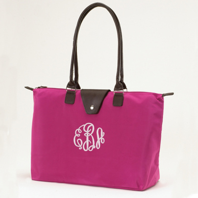 ... personalized color dipped tote  34 95 personalized chevron buckle