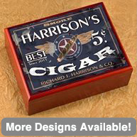 Personalized Humidor for Groomsmen