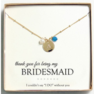 Personalized Pearl and Crystal Necklace