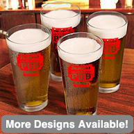 Personalized Pub Glass Set of 4