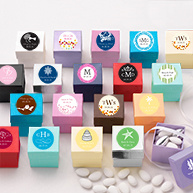 Personalized Two-Piece Favor Box with Labels