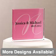 Personalized Wedding Cake Topper