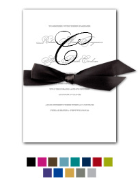 Refined Romance Wedding Invitation