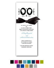 Romantic Cameo Wedding Invitation