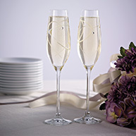 Royal Doulton Hearts Toasting Flutes