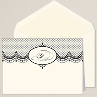 Royal Monogram Thank You Note
