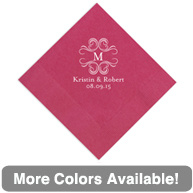 Savannah Elegance Scroll Border Napkin