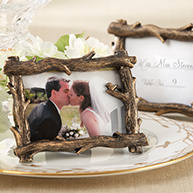 "Scenic View" Tree-Branch Place Card/Photo Holder