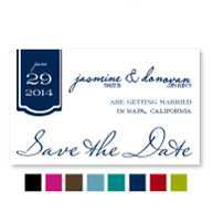 Scripted Love Save the Date Magnet