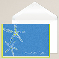 Seaside Romance Thank You Note