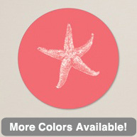 Seaside Splendor Round Labels