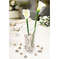 Signing Stones with Vase