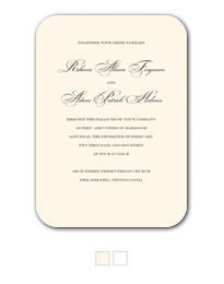 Simple Elegance Wedding Invitation