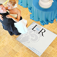 Simply Chic Wedding Dance Floor Decal