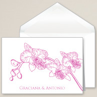 Simply Orchid Thank You Note