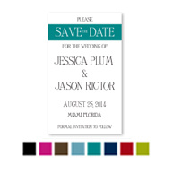 Simply Stated Save the Date Magnet