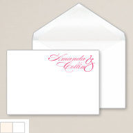 Sophisticated Script Thank You Note