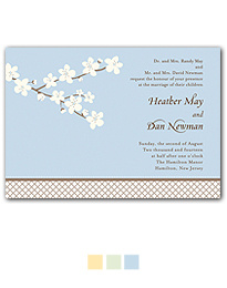 Spring Romance Wedding Invitation