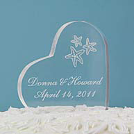 Starfish Cake Topper-Heart