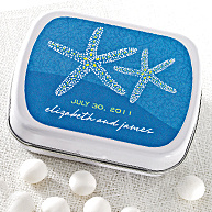 Seaside Romance Mint Tin Wedding Favor