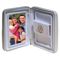 Sterling Silver Blended Family Wedding Pin