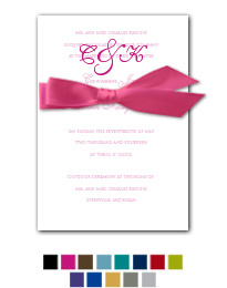 Sweet and Simple Wedding Invitation