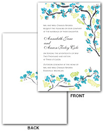 Teal Blossoms