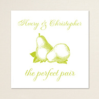 The Perfect Pear Square Label
