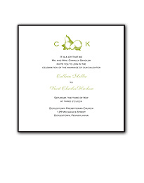 The Perfect Pear Wedding Invitation