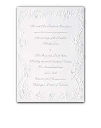 Victorian Roses Wedding Invitation