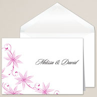 Vintage Blooms Thank You Note