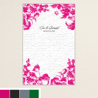 Vintage Garden Wedding Program
