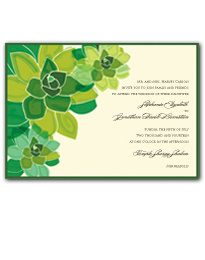 Watercolor Elegance Wedding Invitation