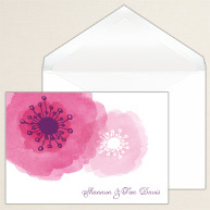 Watercolor Poppy Thank You Note