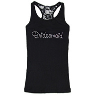 Wedding Party Lace Tank Top