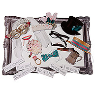 Wedding Photo Booth Prop Set